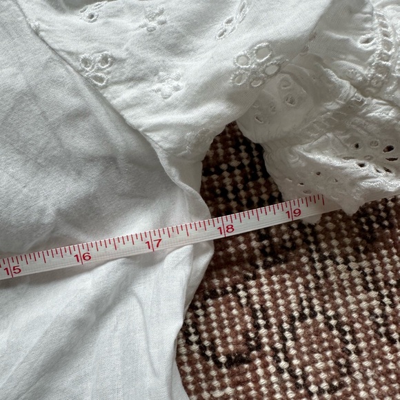 Doen x GAP White Eyelet Blouse sz S - Picture 6 of 6